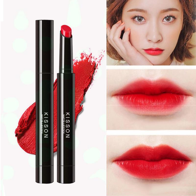 Son lì KISSON MATTE LIPSTICK KN01 ( Màu đỏ tươi )