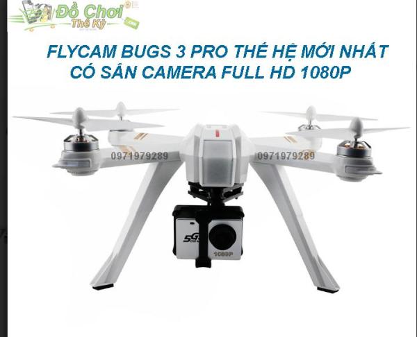 ( Sẵn Camera Full HD 1080 C6000 ) FLycam MJX BUGS 3 Pro  - GPS, Follow me, Động cơ không chổi than !!!