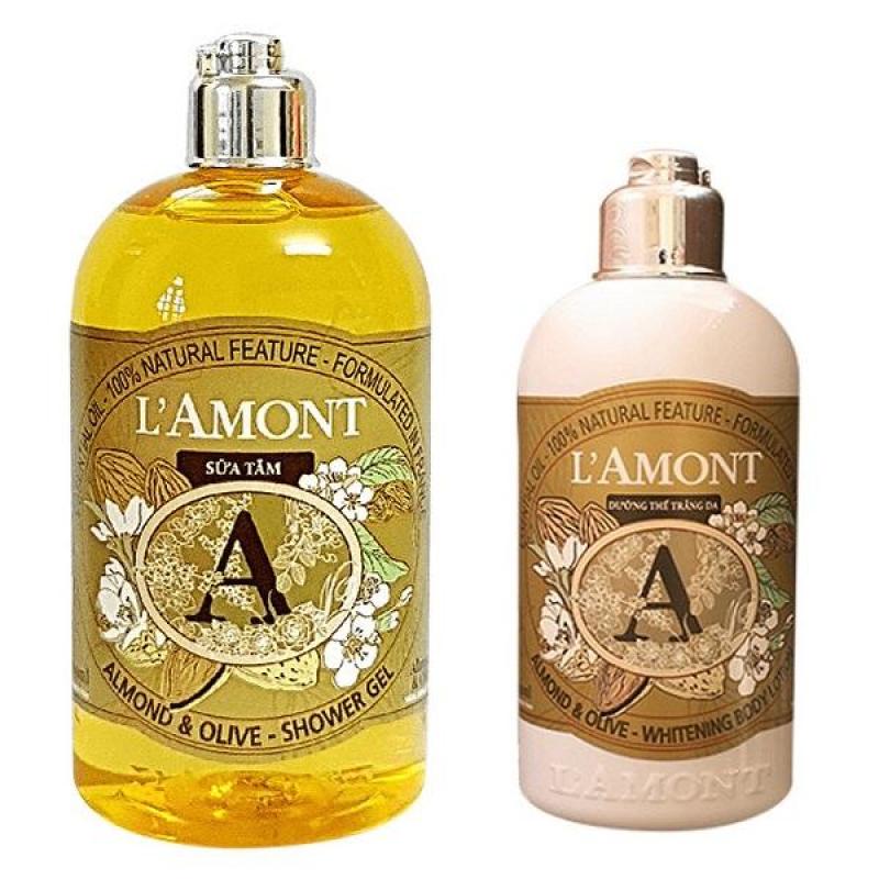 Combo Sữa Tắm Và Sữa Dưỡng Thể Lamont En Provence Almond