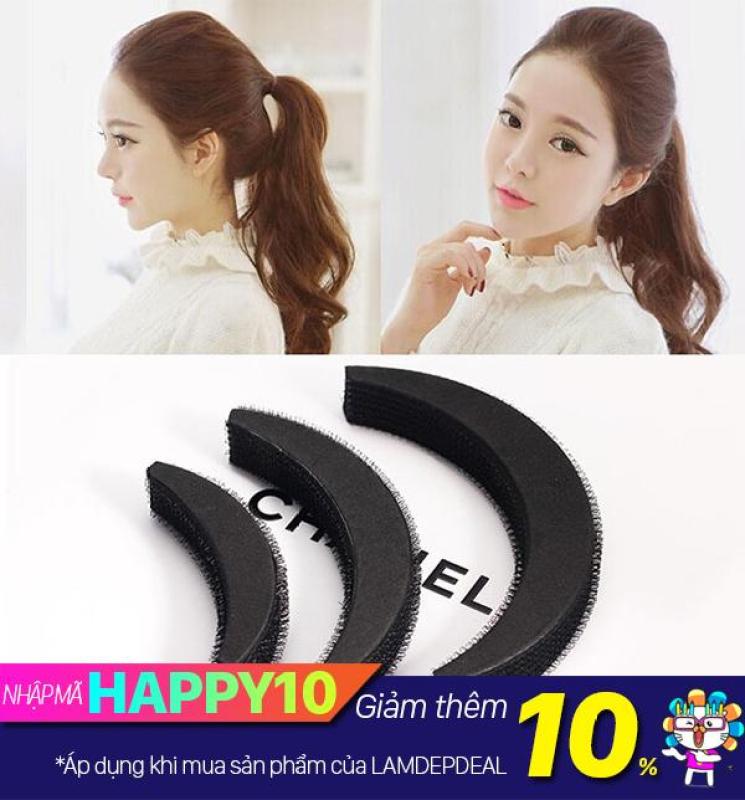 Combo 3 miếng đệm phồng tóc cao cấp - cách đơn giản để có mái tóc phồng đáng yêu nhập khẩu