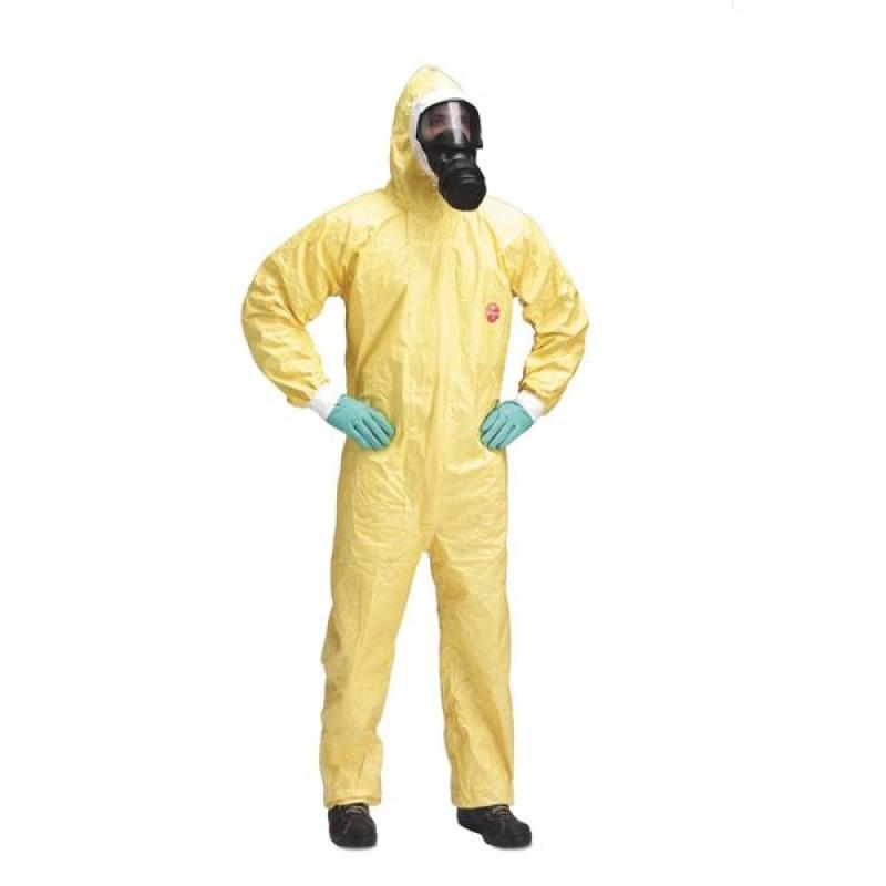 Quần áo chống hóa chất Tychem C | quần áo bảo hộ sử dụng trong môi trường ô nhiễm, hóa chất phóng xạ | Bộ quần áo liền quần chống hóa chất