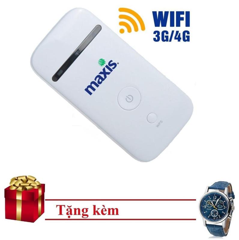 Bảng giá Thiết bị phát wifi 3G 4G PKCB Maxis MF65 Tốc độ Cao Tặng Đồng hồ LX Xanh Phong Vũ