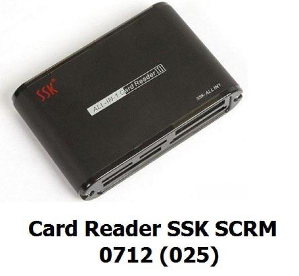 Đầu đọc thẻ nhớ đa năng SSK All In 1 Card Reader 0712