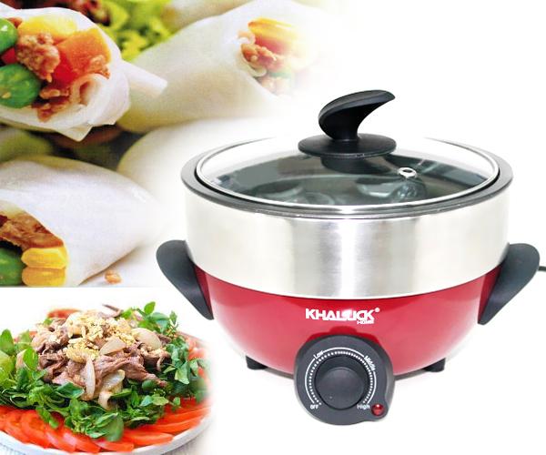 Nồi lẩu điện Khaluck.home KL-558 (Đỏ)