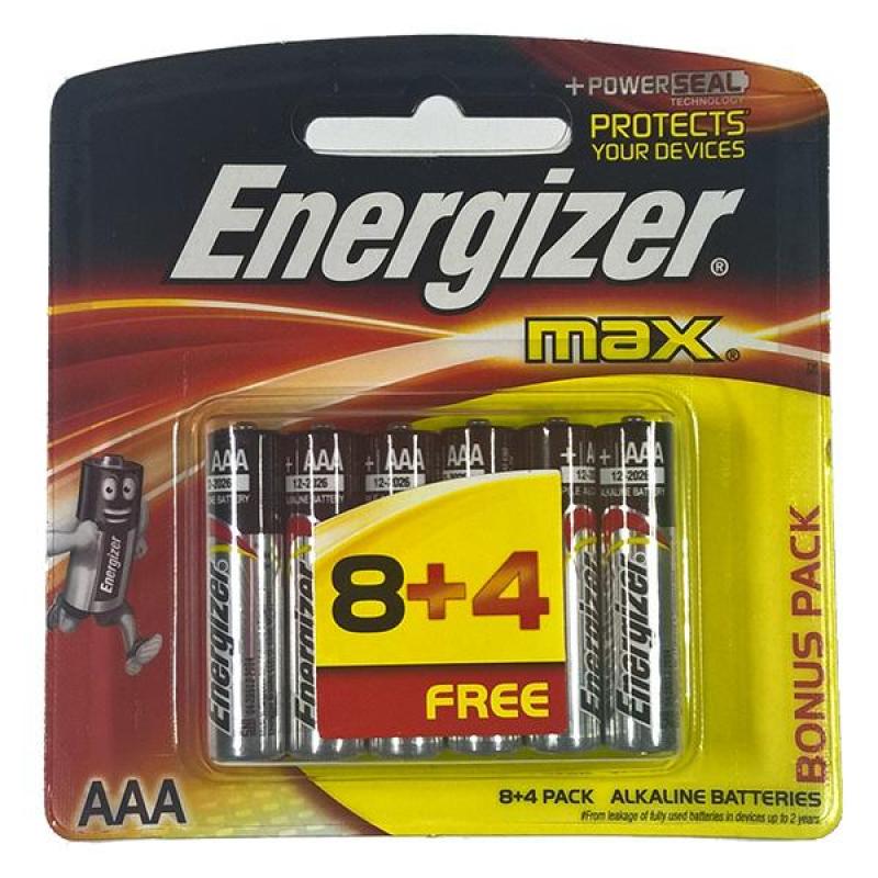 Bảng giá Pin AAA Energizer(vỉ 12 viên)