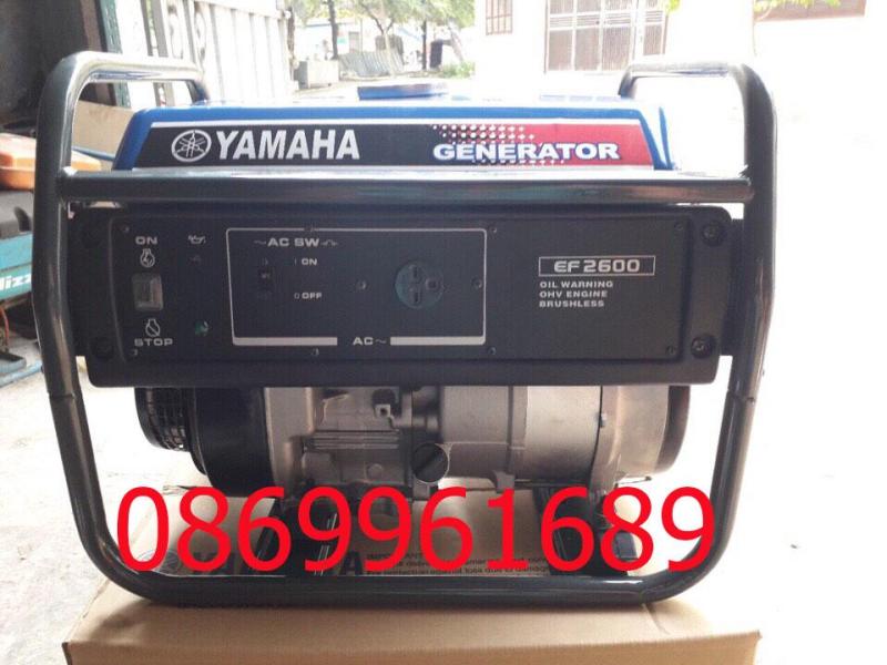 Máy phát điện Yamaha EF 2600 2,5kw xăng, giật tay