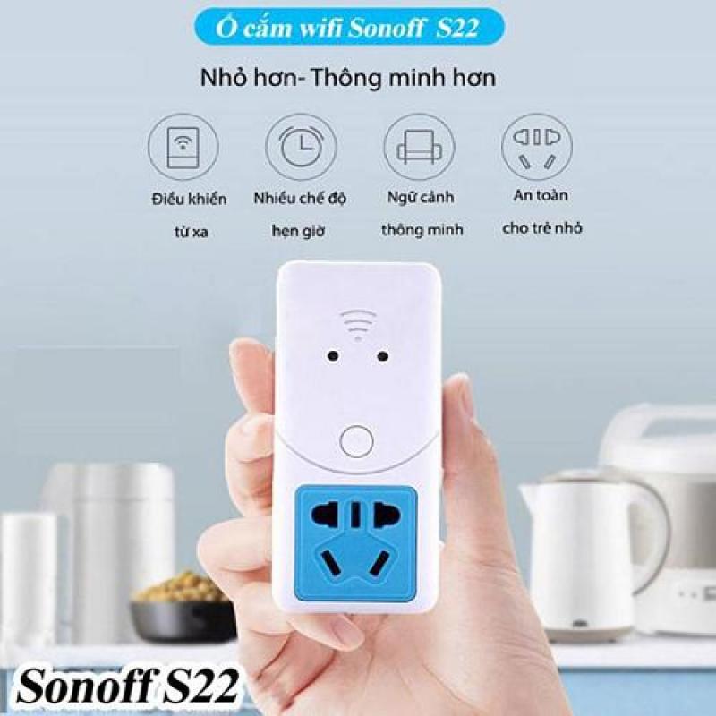Ổ Cắm Sonoff S22 Điều Khiển Từ Xa Kết Nối Wifi