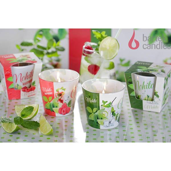 Ly nến thơm Bartek Mohito Raspberry BAT7990 115g (hương bạc hà).jpg