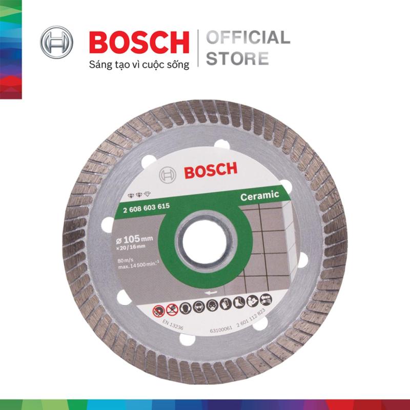 Đĩa cắt kim cương Bosch Turbo 105x16mm (cerami)