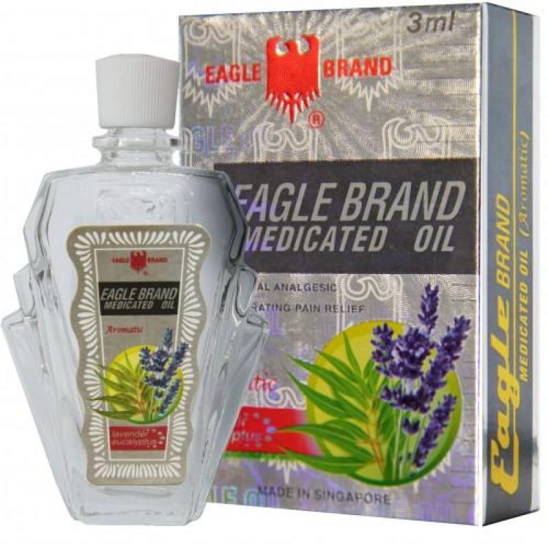 Bộ 5 dầu gió trắng Eagle Brand 24ml Mỹ (hương Lavender) nhập khẩu
