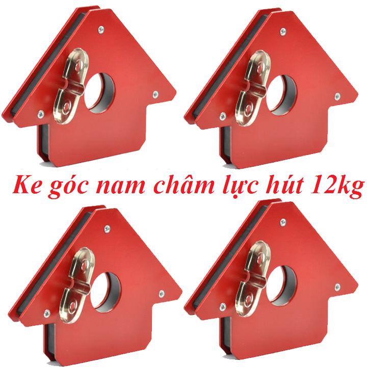 combo 4 ke góc nam châm 25LBS lực hút 12KG - ke góc hàn