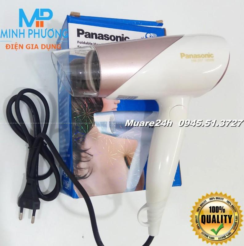 Máy sấy tóc cao cấp gấp Panasonic HD 207 1500 W Bảo hành 12 Tháng