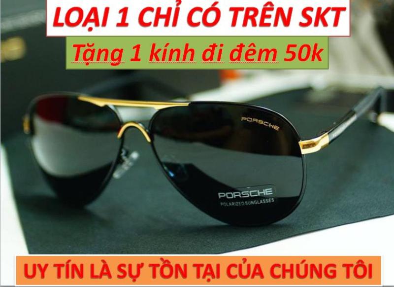 Giá bán kính mát nam cao cấp P007+ tặng kính đi đêm