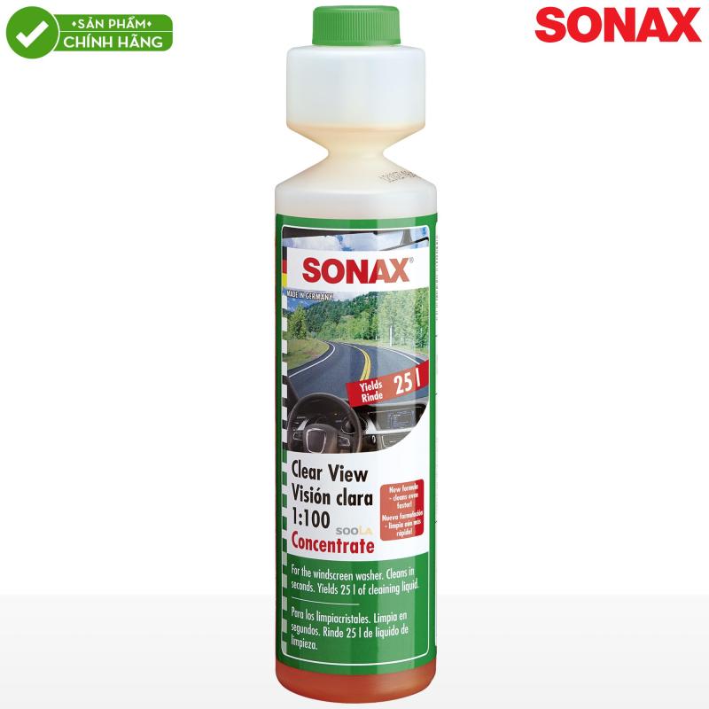 Châm két nước rửa kính đậm đặc SONAX Clear View 1:100 Concentrate 371141