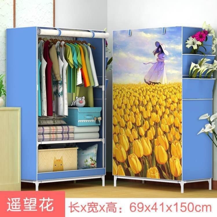 Tủ vải 3D 1 buồng 2 ngăn 2