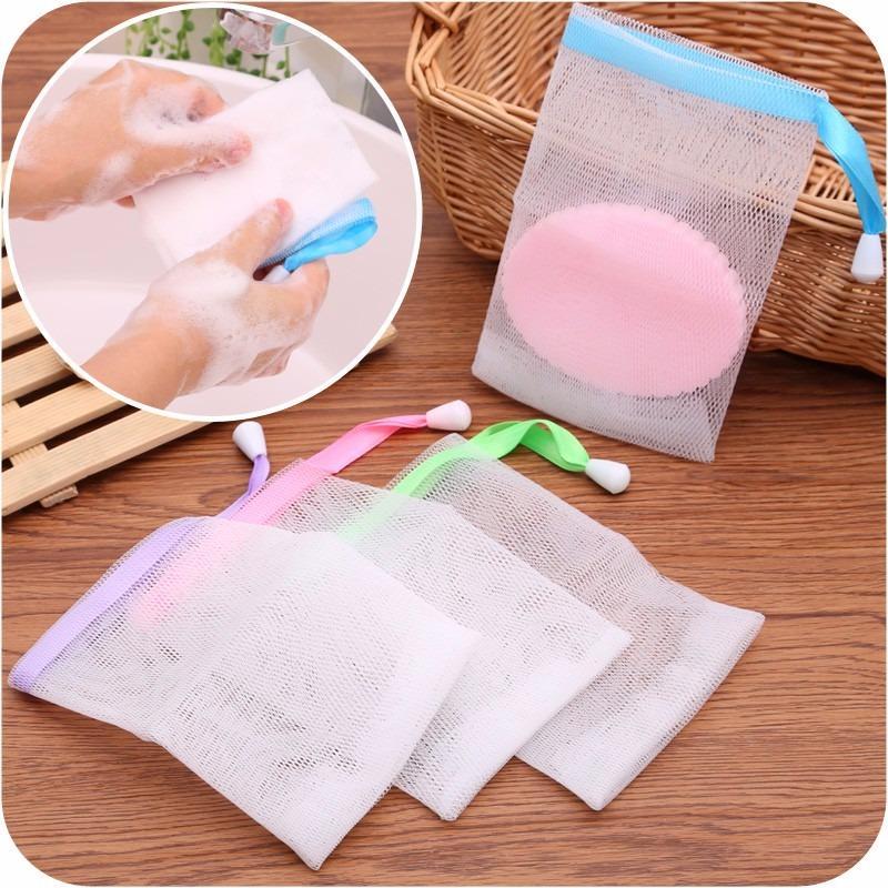 Combo 3 Túi lưới tạo bọt xà phòng tắm, rửa mặt