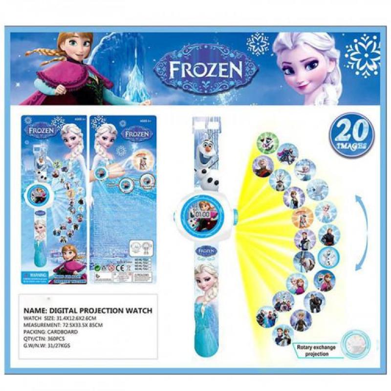 Đồng Hồ Điện Tử Đeo Tay Chiếu Hình 3D WLT22J Frozen bán chạy