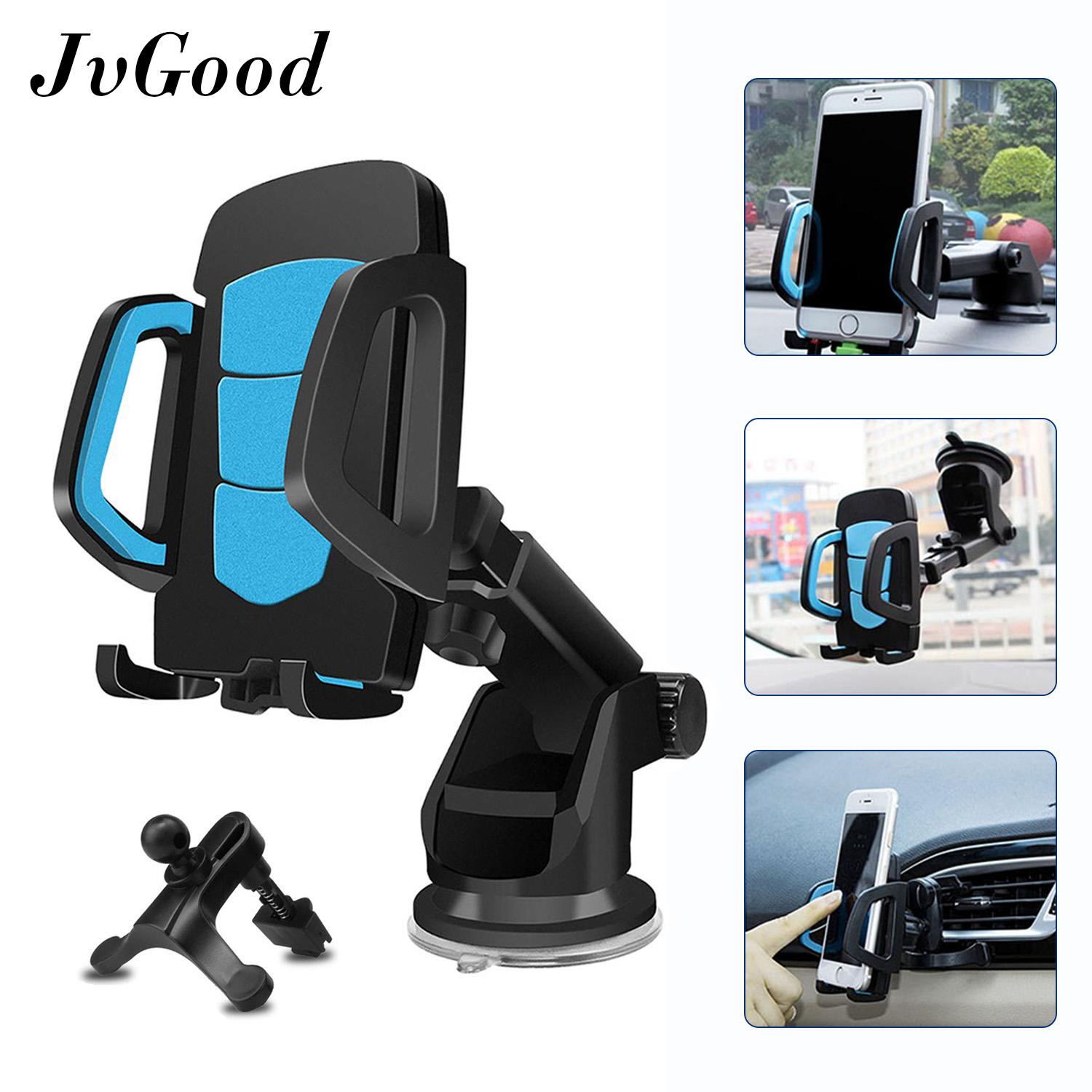 JvGood Car Mount Holder,3 in 1 Universal Smartphones Car Air Vent,   GPS Dashboard or Windshield Touch Car Mount Holder for i Phone S amsung  and GPS Navigations