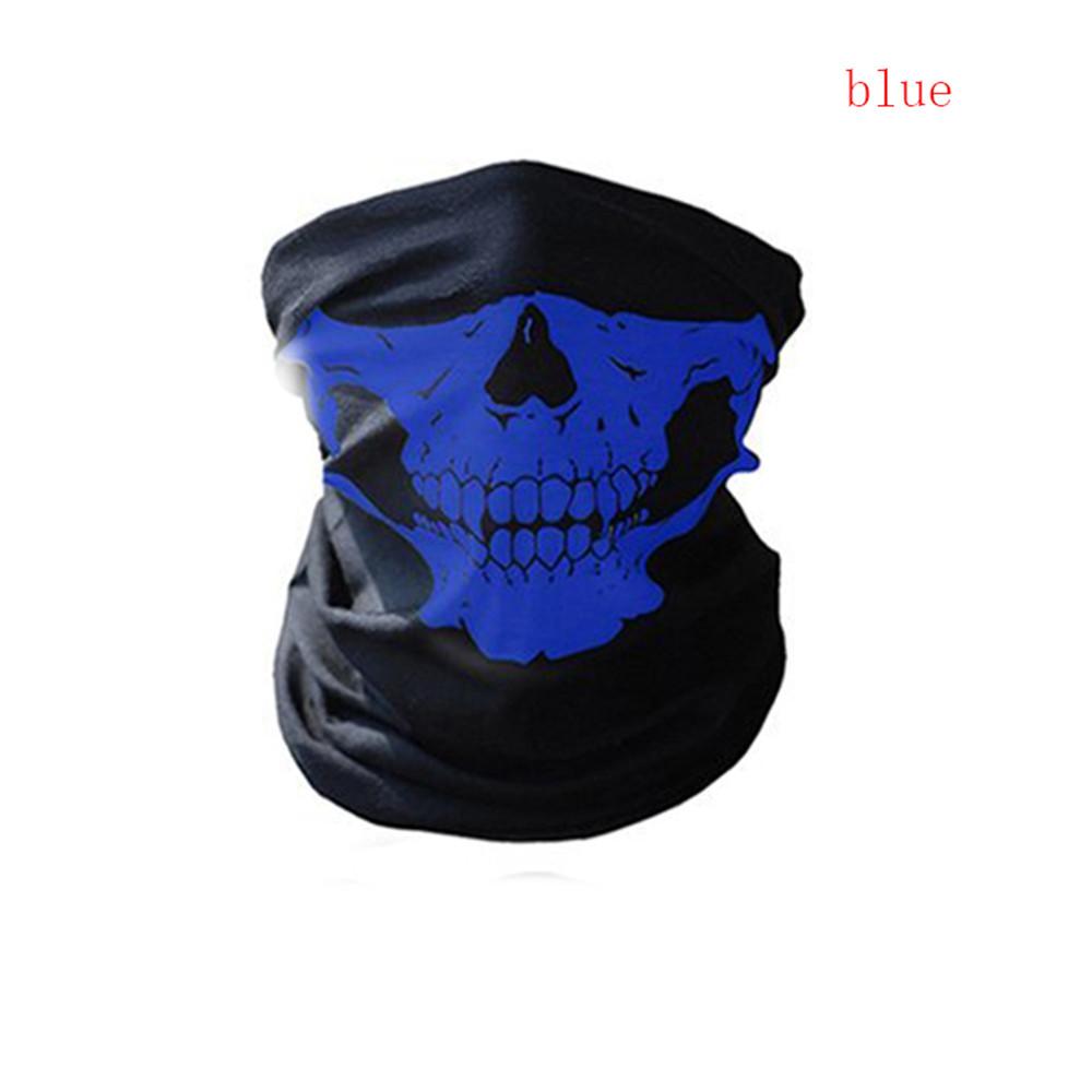 Hammshop 2019 Bicycle Ski Skull Half Face Mask Ghost Scarf Multi Use Neck Warmer COD