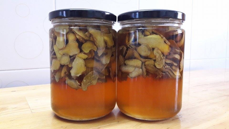 Gừng ngâm mật ong