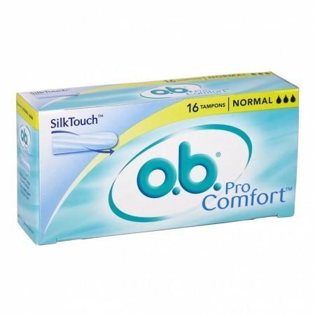 Băng Vệ Sinh TAMPON Cỡ trung bình O.B YELLOW PROComfort ( 16 Miếng / hộp) - Nhập Khẩu Từ Czech