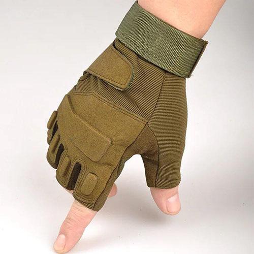 Găng tay Phượt Blackhawk màu rêu cụt ngón ! Nhật Bản