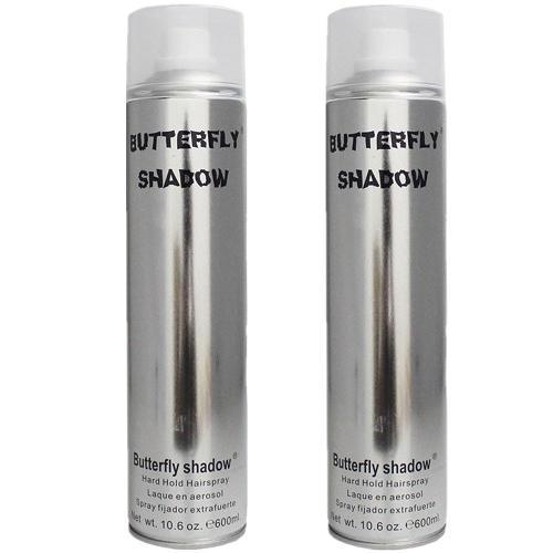Gôm xịt tóc BUTTERFLY SHADOW 600ml (bạc)