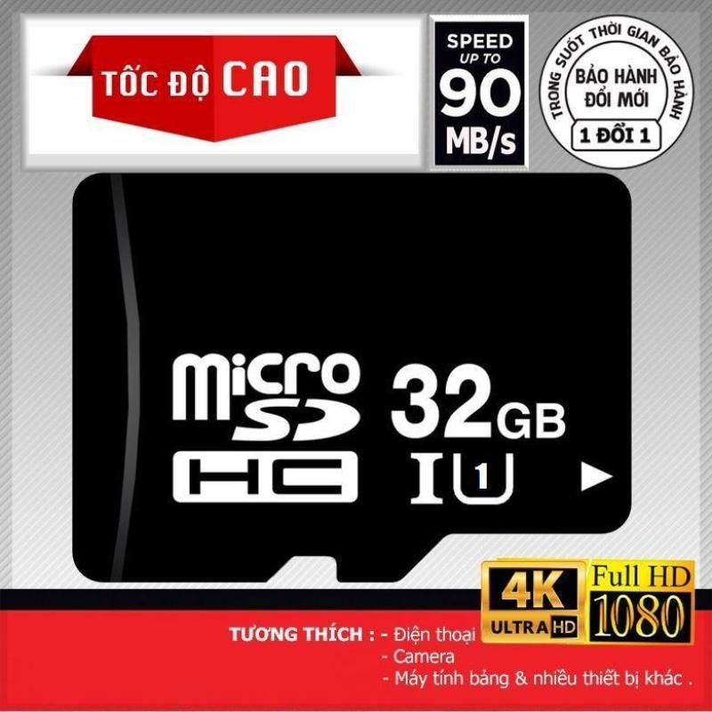 Thẻ nhớ Micro SD 32Gb Class 10 Tốc độ siêu cao 100Mb/s