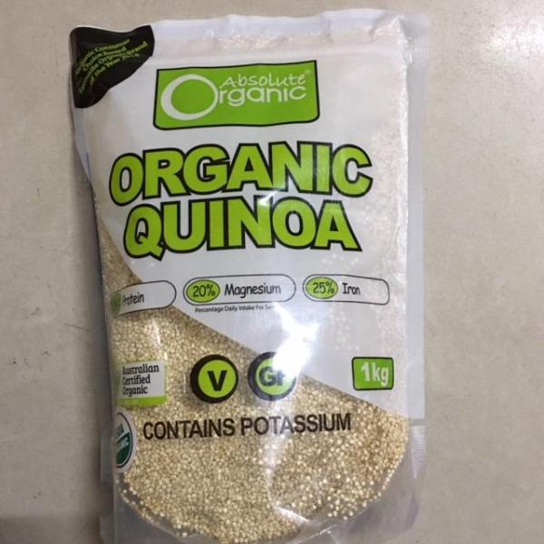 Hạt diêm mạch Organic Quinoa Của Úc Absolute Organic 1kg