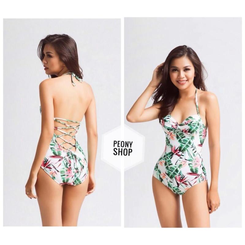 Nơi bán Bikini cao cấp 1 mảnh dây đan chéo MS01.31