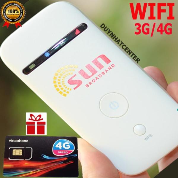 Bảng giá Bộ phát sóng wifi từ sim 3G/4G ZTE MF65 - Phiên bản SUN (Trắng) - Tặng sim 4G Vina 120GB Phong Vũ