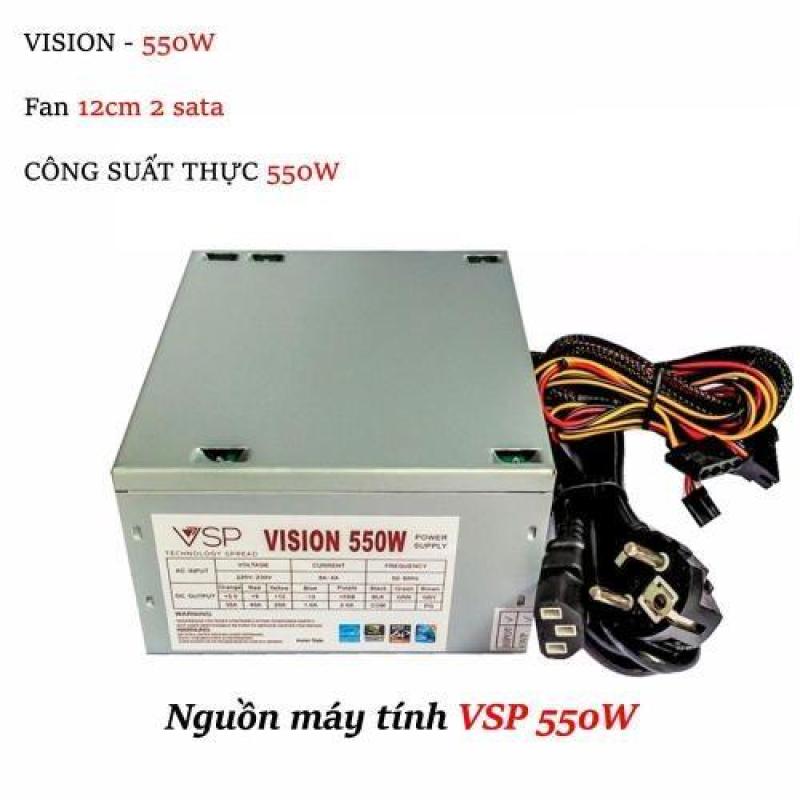 Bộ Nguồn Máy Vi Tính Desktop PC Vision 550W (NEW 100%)
