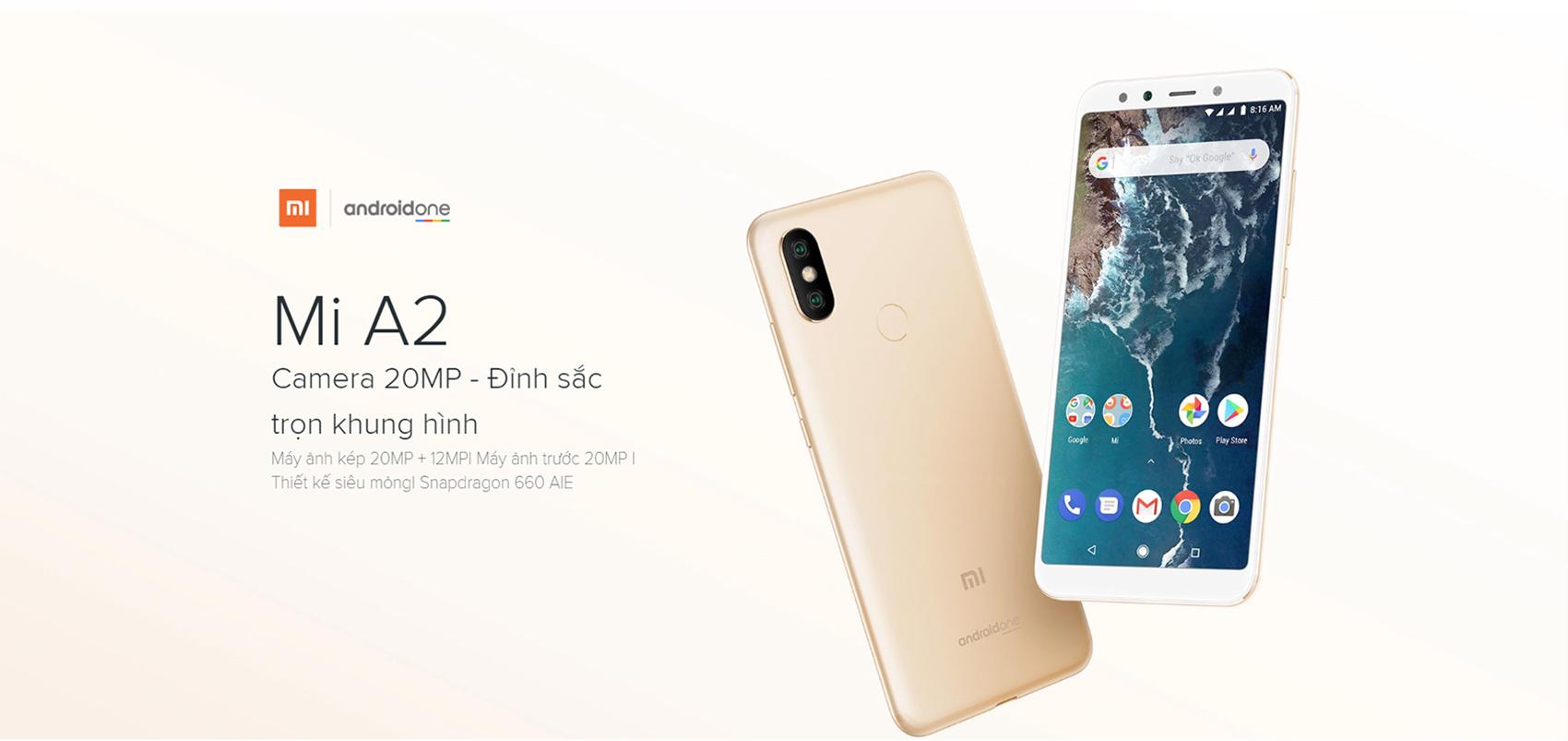 Điện thoại Xiaomi Mi A2 4GB+32GB