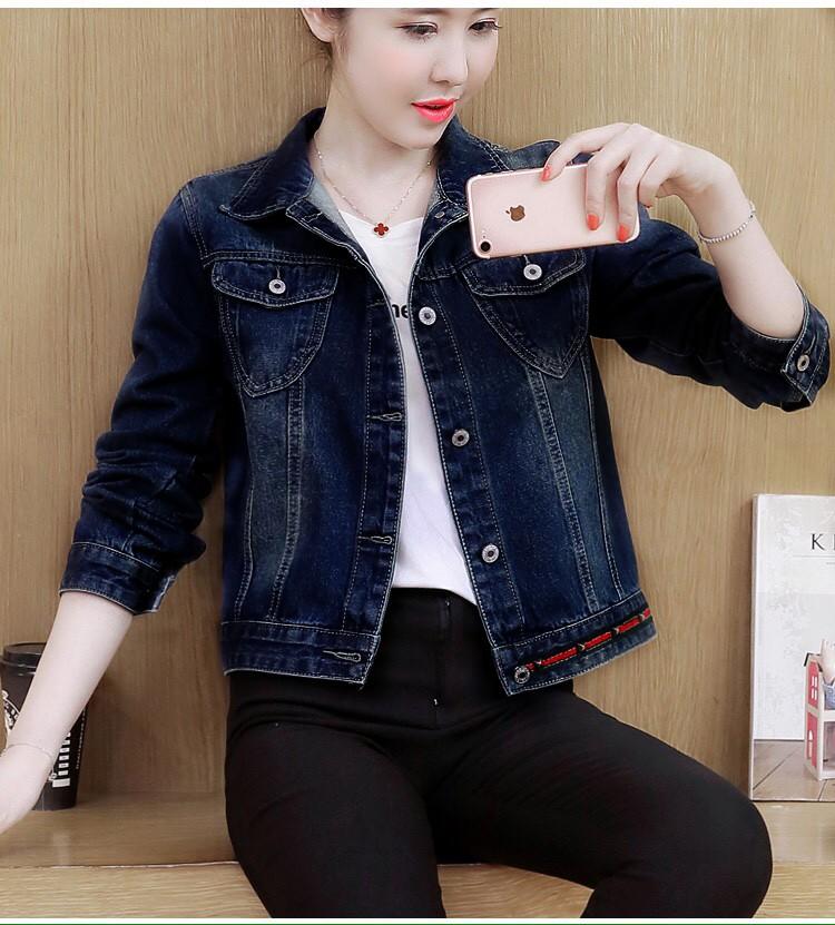 ÁO KHOÁC JEANS NỮ PHỐI NÚT BY1060 3