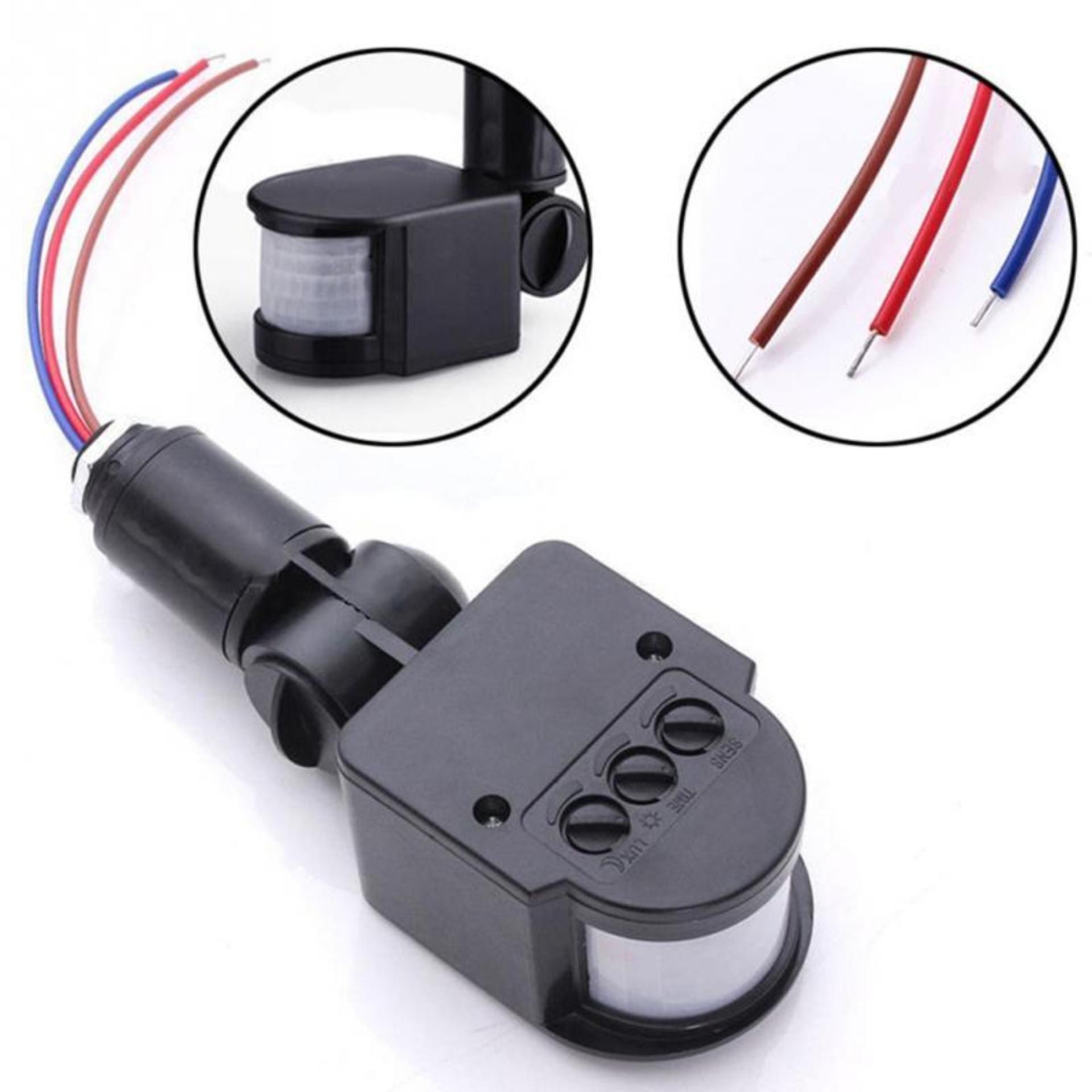 Cảm Biến Hiện Diện, Thiết bị cảm biến tự động SZ203, công tắc cảm biến chuyển động - Tự động tắt bật Đèn Chuông - Chống Trộm + Bóng xốp loại 3