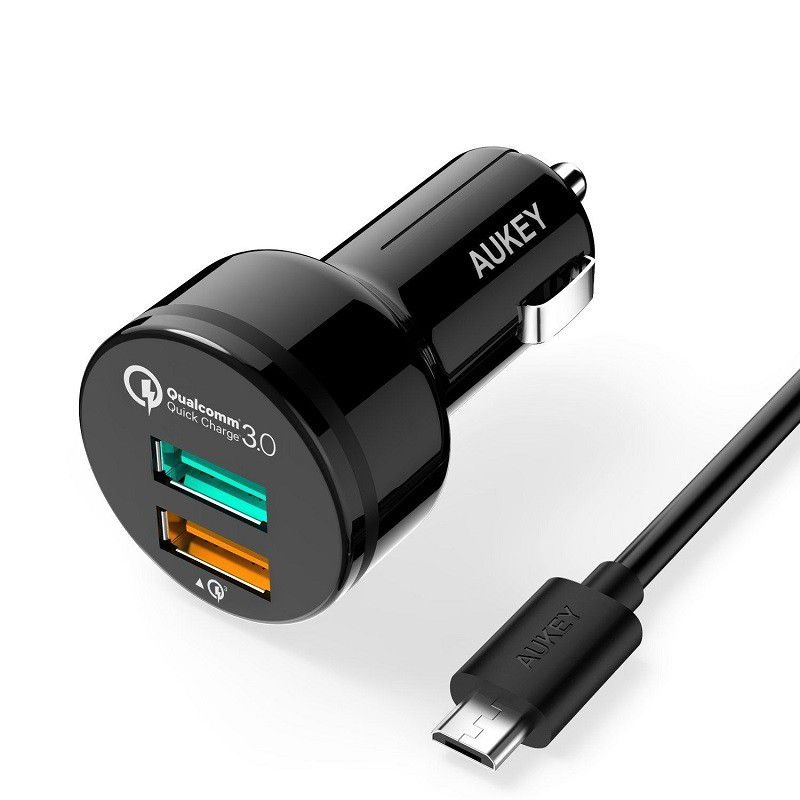 Bộ sạc nhanh trên Ôtô Aukey CC-T7