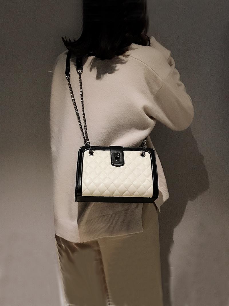 New Arrival Bag Female 2019 New Style Fashion Korean Style Fashion Rhombus Chain Tote Bag Versatile Crossbody Bag Large Bag