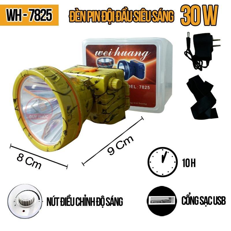 Bảng giá ĐÈN ĐỘI ĐẦU SIÊU SÁNG WEI HUANG 7825 - ĐIỀU CHỈNH ĐỘ SÁNG