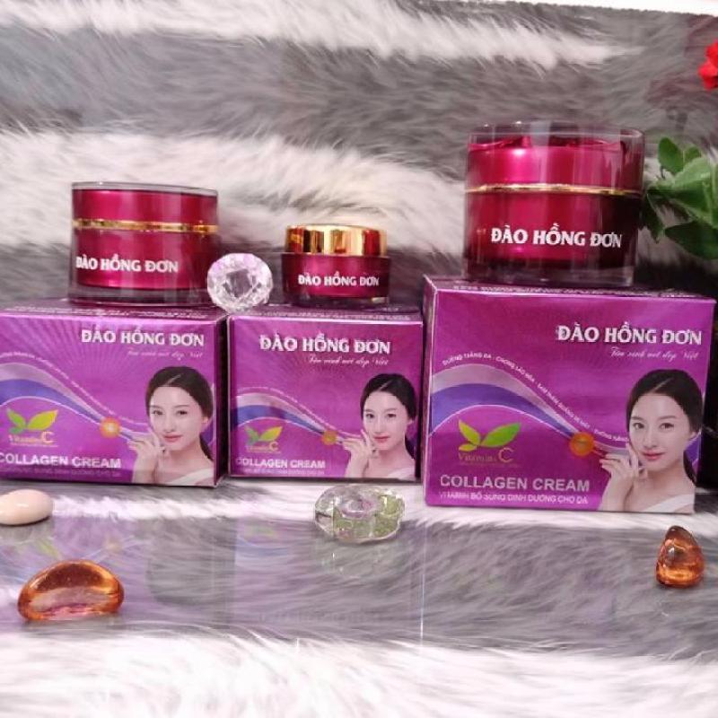 Kem Đào Hồng Đơn Dưỡng Trắng Da - Chống Lão Hóa - Sạm Thâm Quằng Mắt - Chống Nắng 12g ( Tím )
