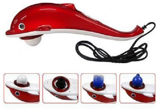 MÁY MASSAGE CẦM TAY, MÁY MASSAGE TOÀN THÂN CÁ HEO LOẠI LỚN DÀI 40CM ( CÓ 3 ĐẦU )