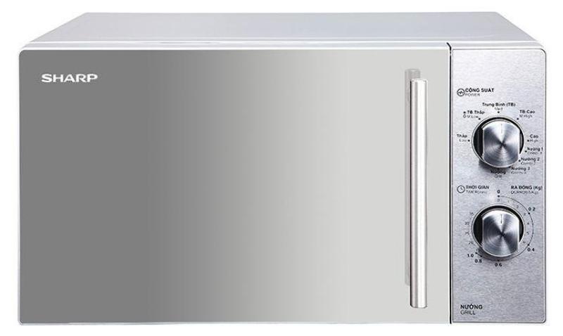 LÒ VI SÓNG DÒNG NƯỚNG CƠ SHARP R-G227VN-M-20Lít-Hàng Chính Hãng