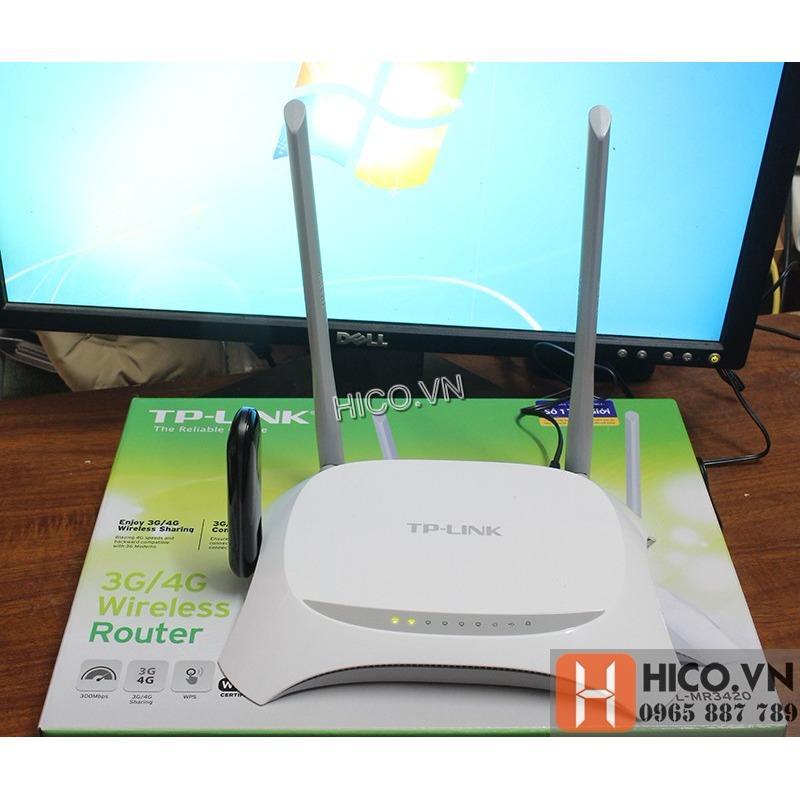 Bảng giá Bộ phát wifi từ usb 3G – Tp-link MR3420 chuyên dụng trên ô tô , văn phòng+ Sim Viettel 60GB/tháng x 12 tháng, quà tặng hấp dẫn Phong Vũ