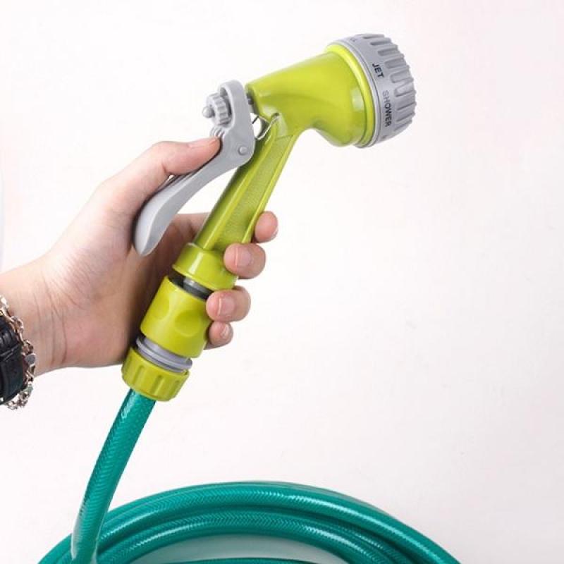 Bộ vòi xịt rửa xe tưới cây vệ sinh nhà cửa siêu bền đa năng tiện lợi kèm dây dài 10m Jihom KL113