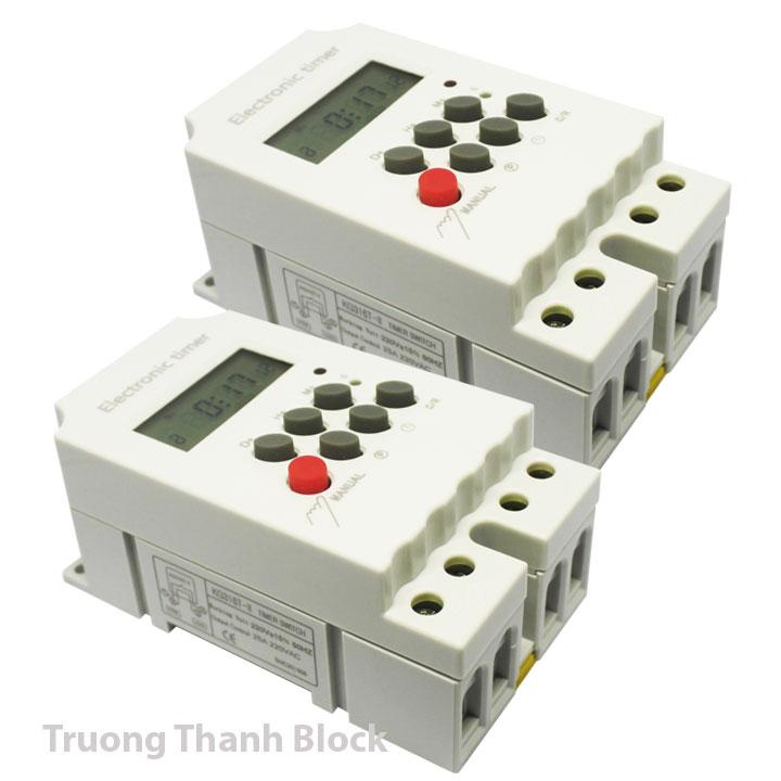 Bộ 2 Công tắc hẹn giờ kỹ thuật số 16 chương trình KG316T-II - M6W4