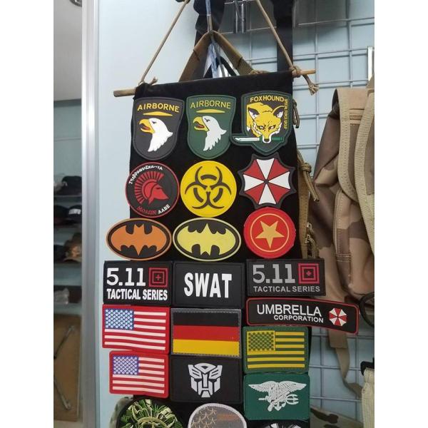 Miếng dán logo sticker patch cờ Mỹ dán trang trí balo lính áo lính