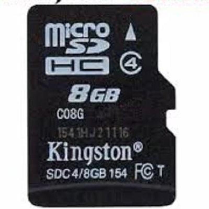 Thẻ nhớ Kingston MicroSD HC 8G Class 4 (Đen)