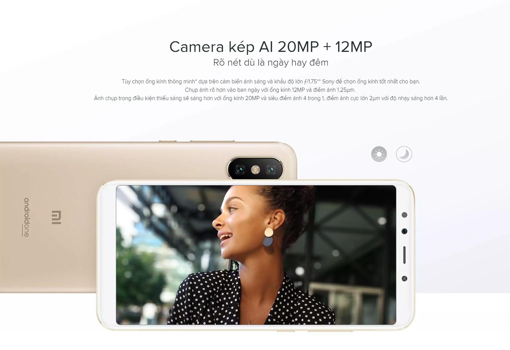 Điện thoại Xiaomi Mi A2 4GB+32GB