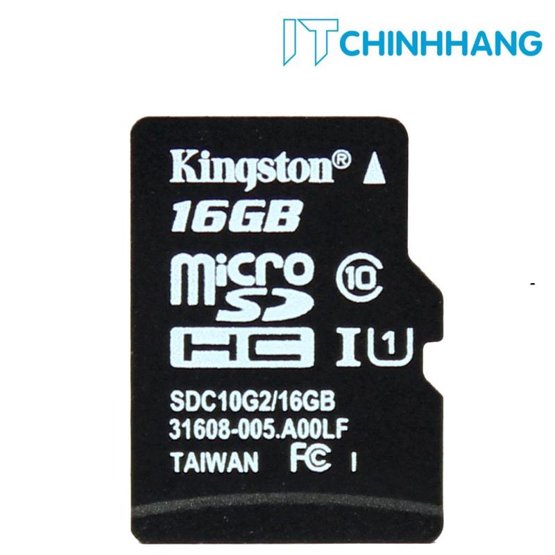 Thẻ nhớ 16GB Kingston up to 80mb/s SDHC C10 UHS-I SDC10G2/16GBFR - HÃNG PHÂN PHỐI CHÍNH THỨC