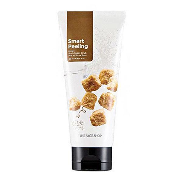 Tẩy Da Chết Đường Đen The Face Shop Smart Peeling Honey Black Sugar Scrub 120ml