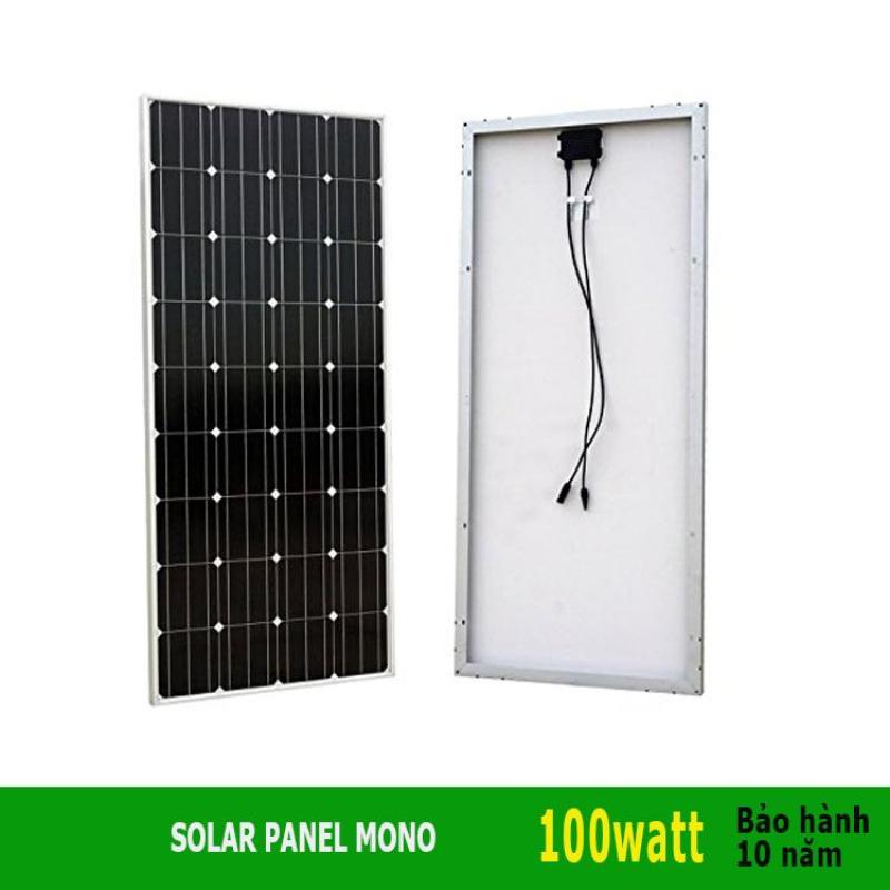 Tấm pin năng lượng mặt trời 100W Mono Cells Đức hiệu suất cao - pin mat troi (tam thu mat troi)